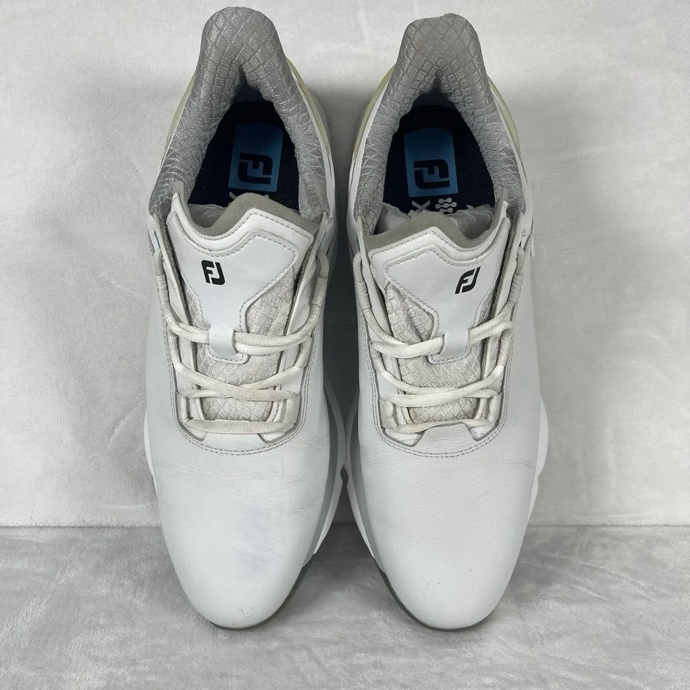 FootJoy Pro SLX Golf Shoes Mens 11 White Leather Spikeless Ortholight 56912